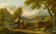 Peter van Bloemen The Rest on the Flight to Egypt oil painting artist